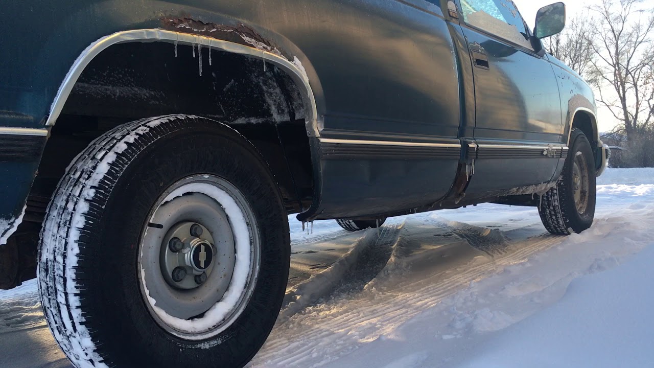 1990 Chevy Silverado cold start YouTube