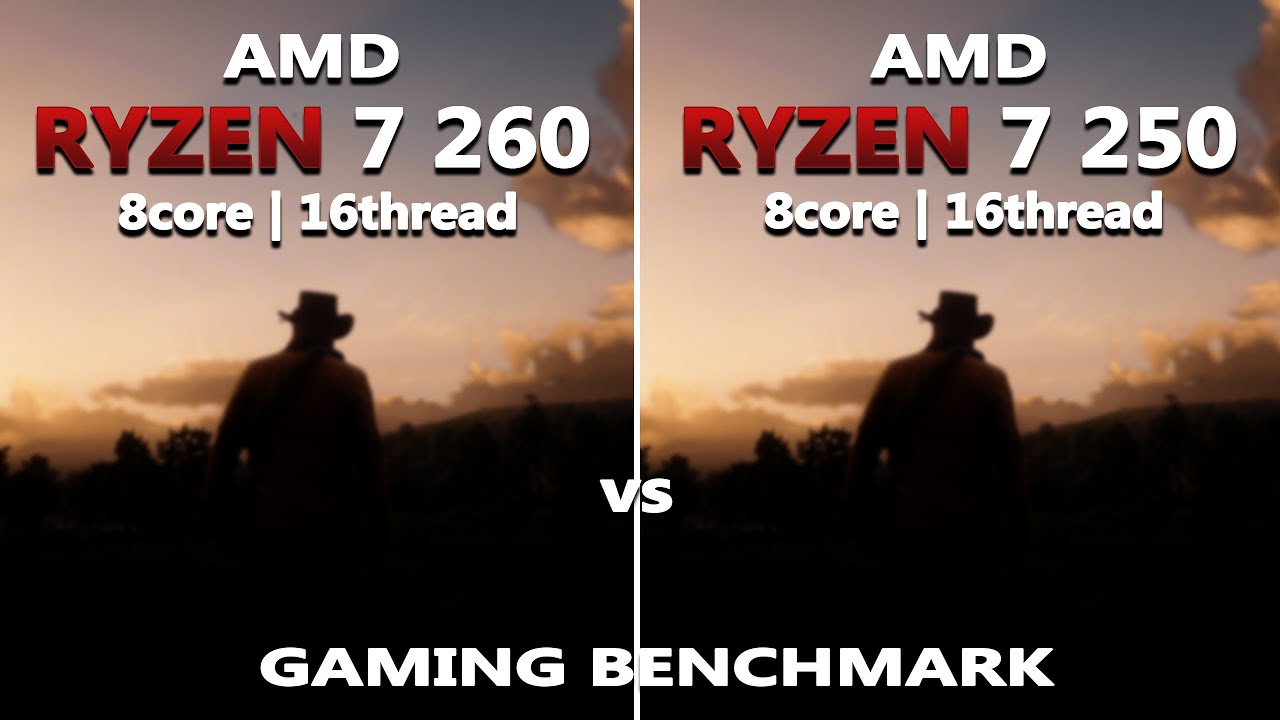 AMD Ryzen 7 250 vs Ryzen 7 260 - Benchmark Comparison | Tested in 10 ...