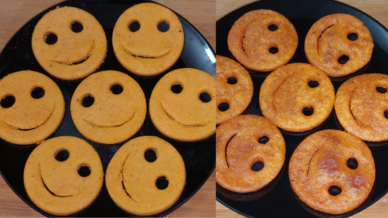 Homemade Potato Smiley/ Emoji Recipe Crispy Fried Potatoes Snack