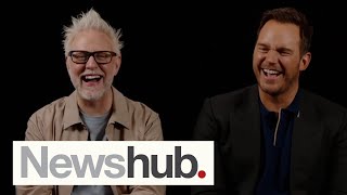 James Gunn and Chris Pratt roast each other to celebrate Guardians of the Galaxy Vol. 3 | Newshub