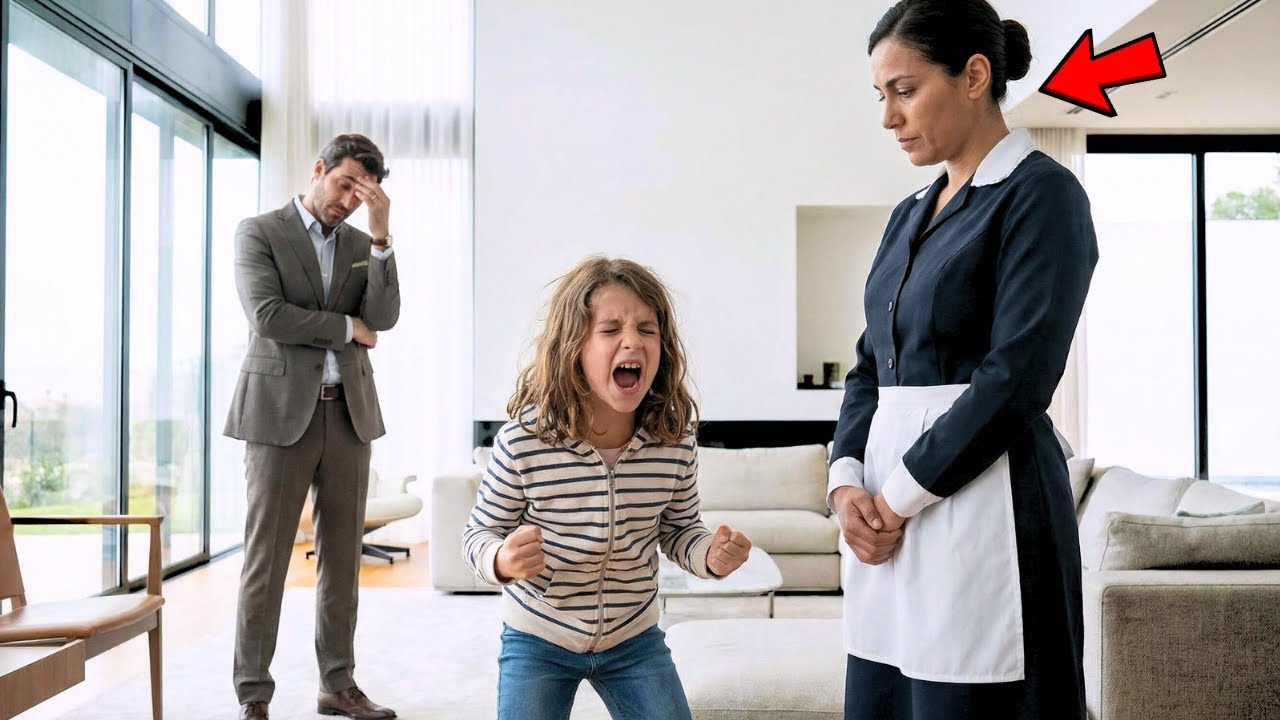 NINGUÉM SABIA LIDAR COM A FILHA DO MILIONÁRIO… ATÉ QUE A NOVA EMPREGADA FEZ ALGO QUE MUDOU TUDO