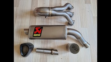 Yamaha MT-09 SP 2021 Akrapovic DB-Killer removal.