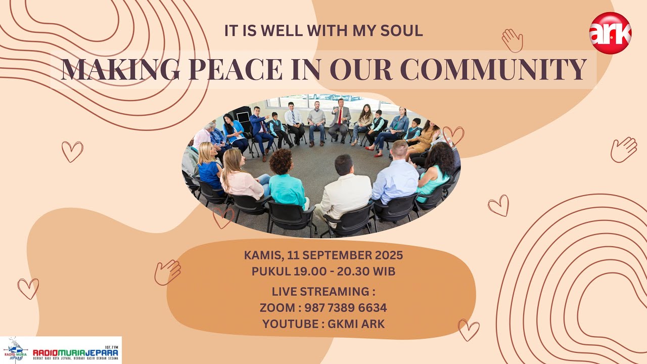 IT IS WELL WITH MY SOUL #98 - 11 September 2025 - Making Peace In Our Community