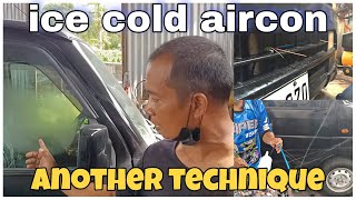 HOW TO ACHIEVE ICE COLD AIRCON | Another technique