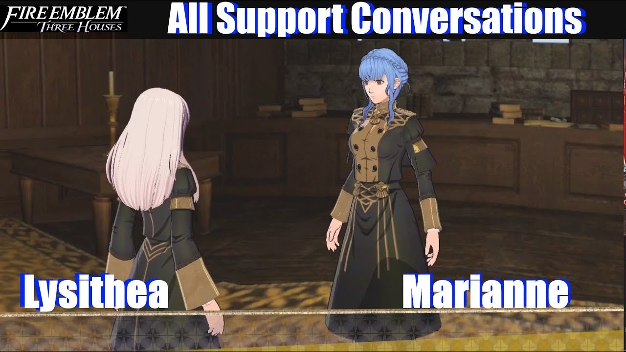 Fire Emblem Three Houses Lysithea Support