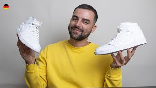 Nike Air Jordan 1 Mid - Triple White 
