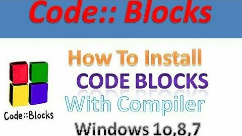 How to install codeblocks with Compiler