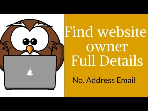 Video: Contacten Van De Site-eigenaar Vinden
