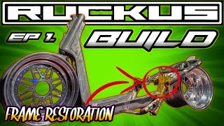 Honda Ruckus Custom Gy6 Build Ep 1 Frame Restoration Secrets