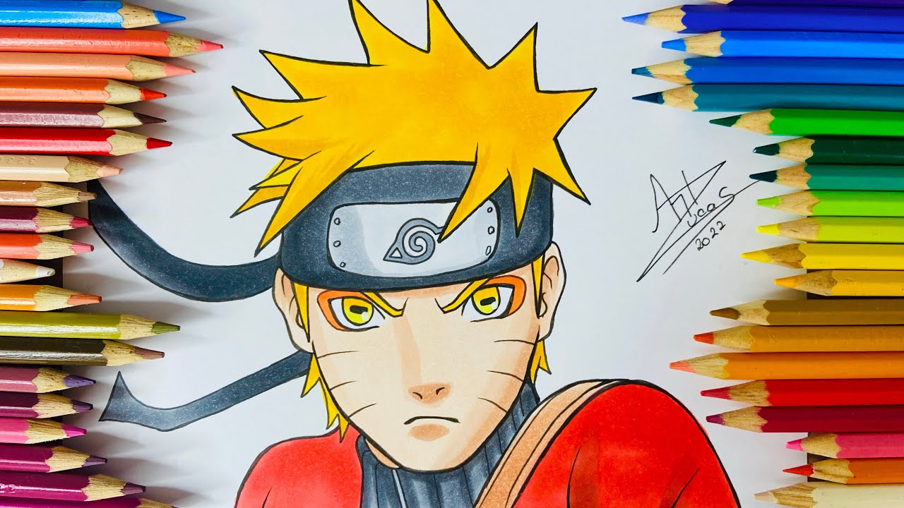 Como desenhar o narito passo a passo #tutorial #anime #naruto