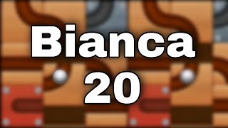 How To Solve  Roll the Ball - Slide Puzzle Star Mode Bianca Package Level 20 | Shorts video screenshot 3