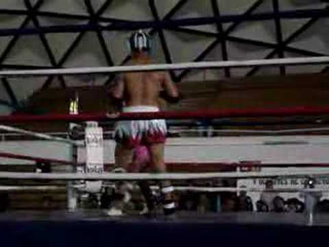 2do round - Pelea amater Muay thai Mxico