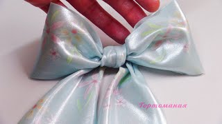 видео: Шёлковый расписной бант из мастики Bow and sugar fondant картинка: Шёлковый расписной бант из мастики Bow and sugar fondant