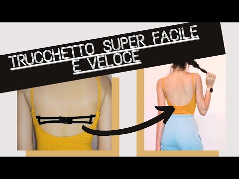 Video: Come Realizzare un Reggiseno per Mastectomia da un Reggiseno Normale: 15 Passaggi