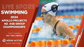 Day Two | Heats Session | 2024 Apollo Projects New Zealand Age Group Swimming Championships