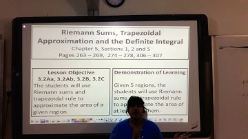 6.1 - Riemann Sums, Part 1