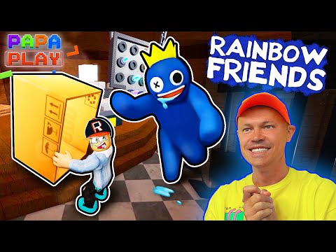 Видео: Желтый меня НАШЕЛ!!! / Rainbow Friends