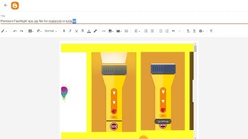 Premium Flashlight app aia file for makeroid or kodular