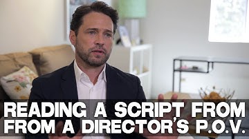 How Reading A Script As A Director Differs From Reading It As An Actor by Jason Priestley