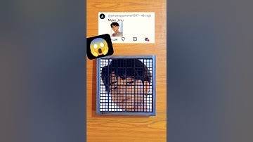 Making "JINU"😱 [K-pop Demon Hunters]🤯 #viral #rubikscube #shorts 😊😊