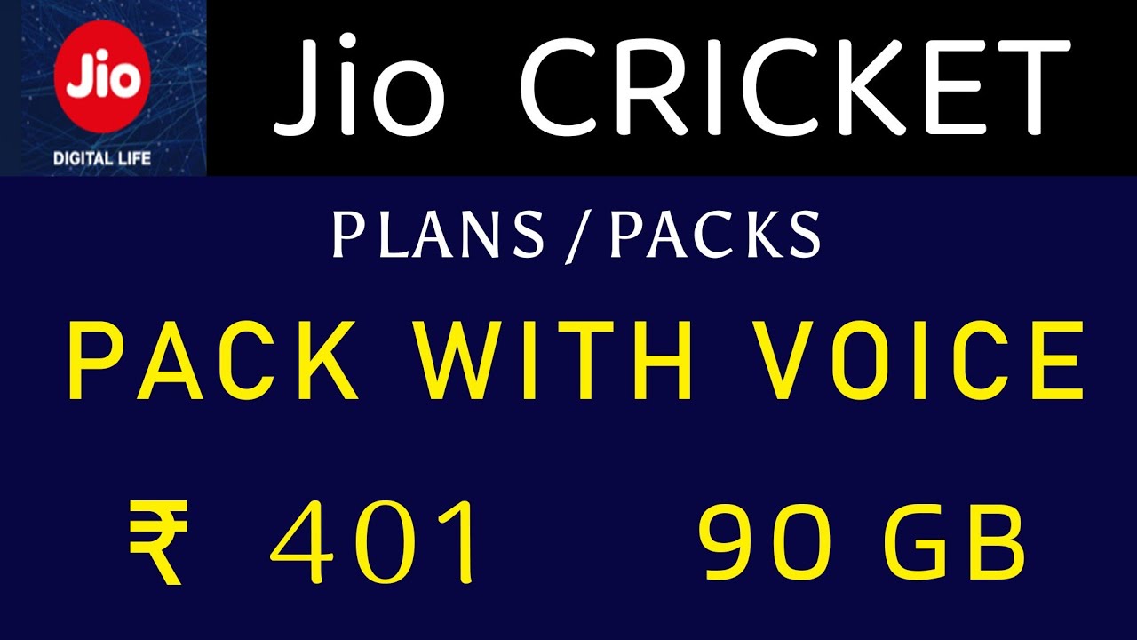 Jio Recharge | Jio Recharge Pack With Voice | Jio 401 Recharge Plan | Mukarram Ahmad