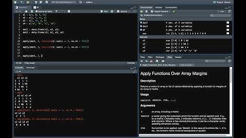 R Tutorial Episode 7.1 - Why using apply function in R changes the class of the dataframe ?