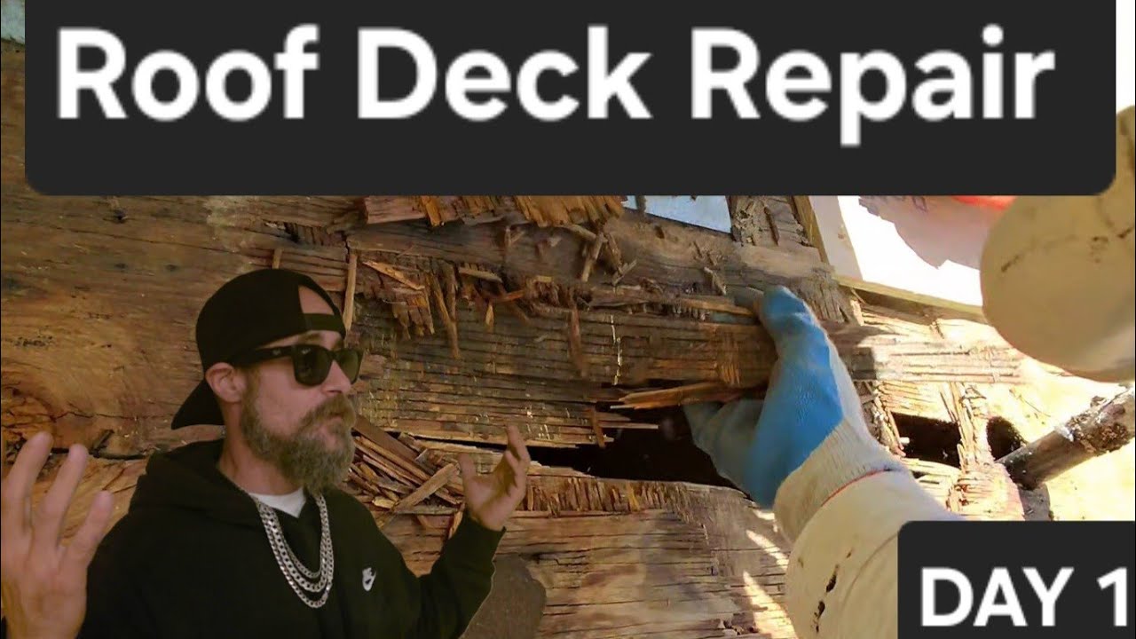 How to Fix Dry Rot on Deck Caused by Leaky Metal Roof: Pro Tips & Tools ...