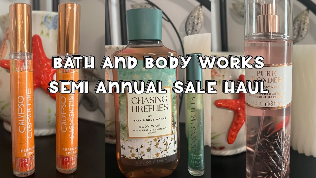 Bath and Body Works Semi Annual Sale Haul Part 2 - YouTube