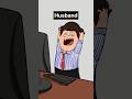 Husband Vs Wife 😂 (4k memes) #shorts #funny #memes #viral