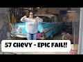 57 Chevy Bel Air Fails Inspection