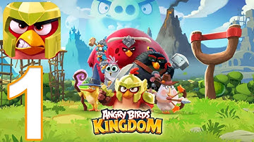 Angry Bird Kingdom - Gameplay Walkthrough Part 1 - Tutorial: Level 1-2 (iOS, Android)