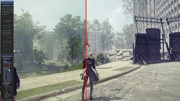 NieR Automata: Vanilla vs RTX Ray Tracing comparison 2023 (new 2024 ver in description)
