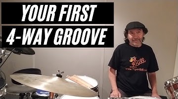 Drum Lessons: Your first 4-way coordination Groove