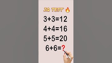🔥 Can You Solve This Math Pattern? 99% Fail This IQ Challenge!