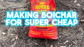 BIOCHAR don’t want to/can’t make it? Here is how you to make it for SUPER cheap!