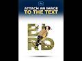 Adobe Photoshop tips for attaching an image to text using the Create Clipping Mask tool!