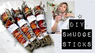 DIY Floral Smudge Sticks