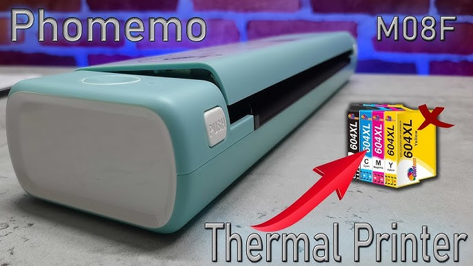 Phomemo M08F A4 Imprimante Portable Thermique - Prise en Charge de