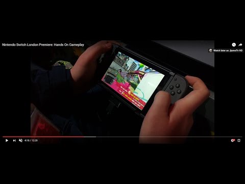 Video: Nintendo Switch Hands-on Tour Heads To The UK