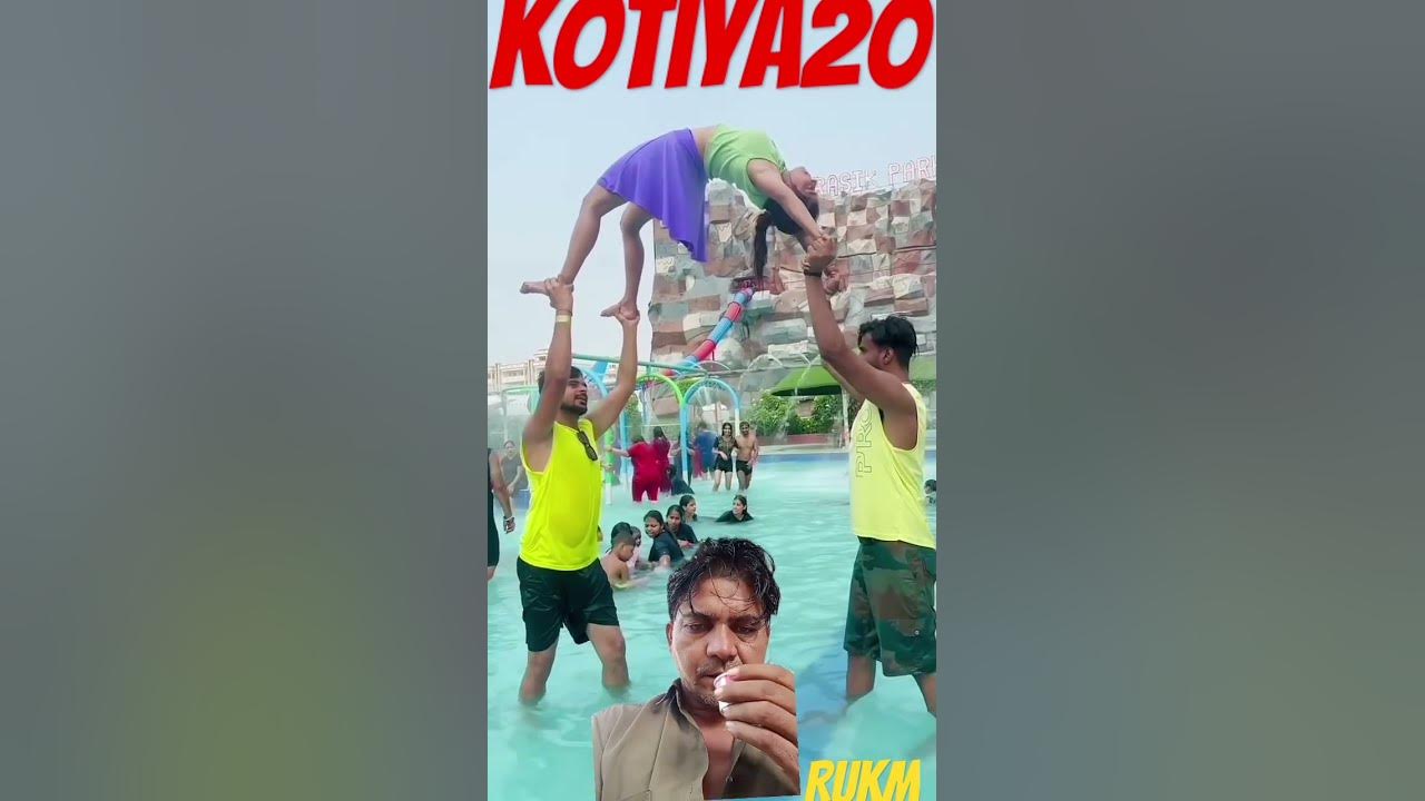 kotiya20 #love #waterpark #flip #army #funny #bollywood #song #bollywoodsongs