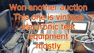 Auction Vintage Electronic Test Equipment