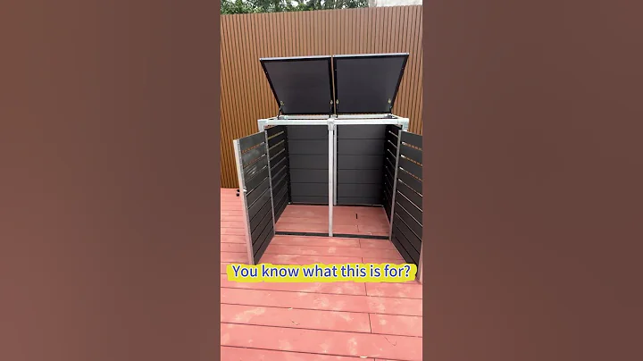 You Won’t Believe This Outdoor Upgrade! 😍 A Trash Bin Makeover That Changes Everything!