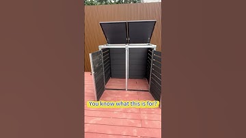 You Won’t Believe This Outdoor Upgrade! 😍 A Trash Bin Makeover That Changes Everything!