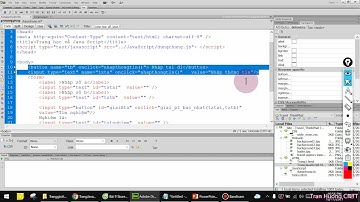 Bài 10.1: JavaScript (Truyền và gán giá trị cho thẻ Input)