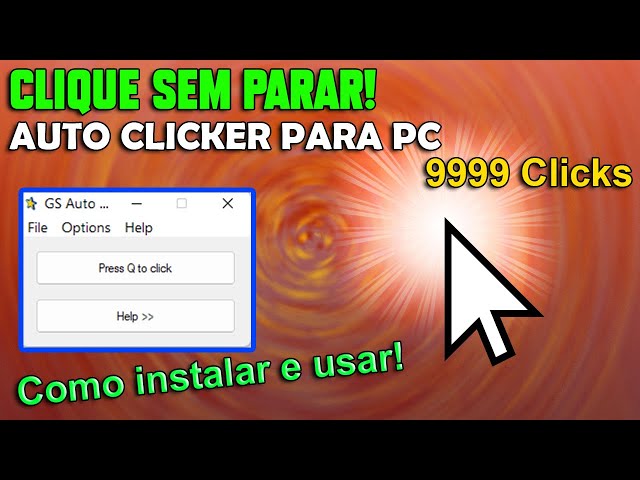 Como usar o auto click