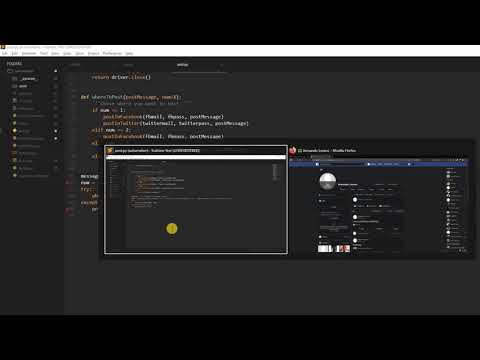 Python automation - Post to different social medias using python only!!