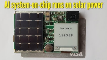 AI system-on-chip runs on solar power