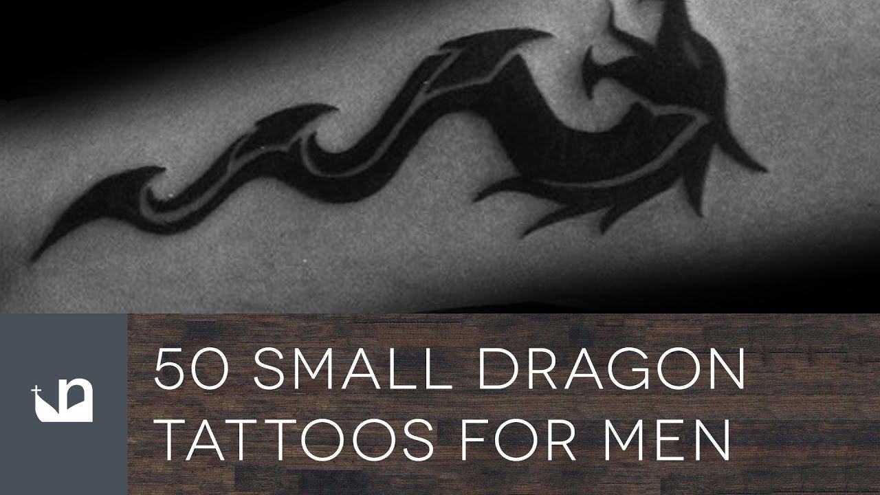 40+ Small Dragon Tattoo Images, Great Inspiration!