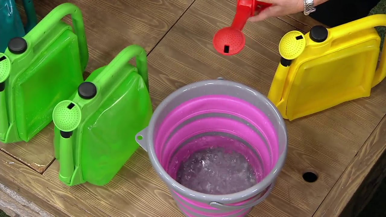 Ultimate Innovations Collapsible Space Saving Watering Can on QVC YouTube