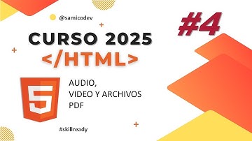 Curso de HTML desde cero | Audio, video y archivos PDF